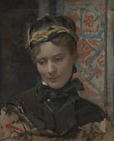 Portret van een dame, 1885-1896 door Raimundo de Madrazo y Garreta