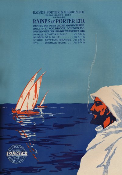 Raines & Porter Ltd. Advertentie, 1919 door Raines and Porter