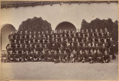 B. p/a Devonshire Regiment, Jhansi (voorzijde) door Raja Deen Dayal