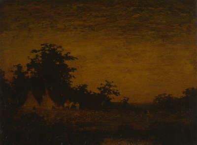 Indiase kampementen door Ralph Albert Blakelock
