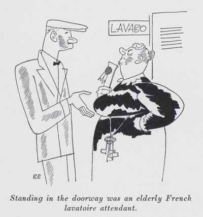 Illustratie voor "But Gentlemen Marry Brunettes" door Anita Loos door Ralph Barton