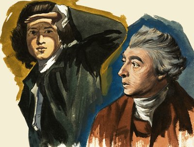 Sir Joshua Reynolds en Thomas Gainsborough door Ralph Bruce