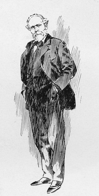 Mr. Keir Hardie, de Labour-leider, uit een artikel getiteld 