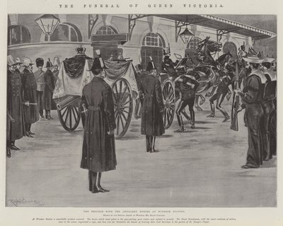 De begrafenis van koningin Victoria door Ralph Cleaver