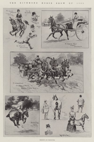 De Richmond Horse Show van 1901 door Ralph Cleaver