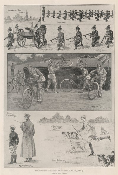 Het vrijwilligerstoernooi in het Crystal Palace, 27 juli door Ralph Cleaver