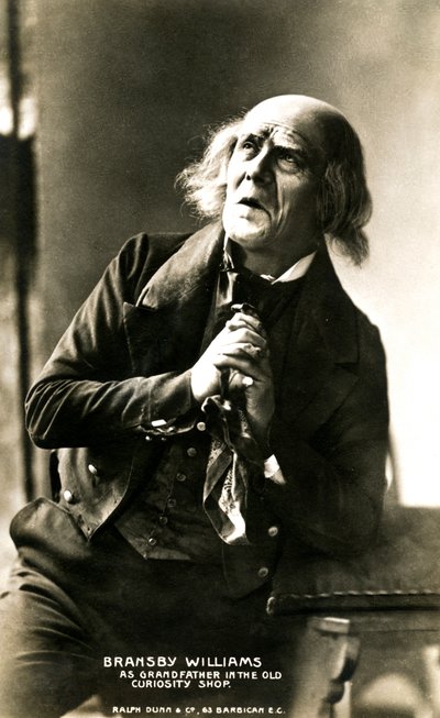 Bransby Williams, Britse acteur door Ralph Dunn and Co.