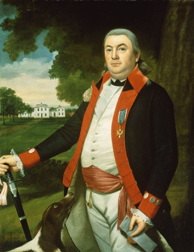 Portret van kapitein John Pratt, Middleton, Connecticut, 1792 door Ralph Earl