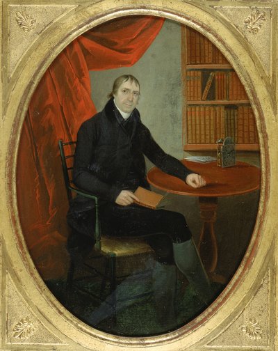 Portret van een klokkenmaker uit Connecticut door Ralph Earl