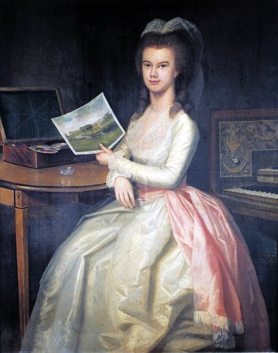 Marianne Drake, 1783 door Ralph Earl or Earle