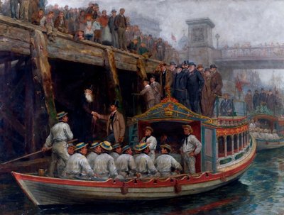 Bargedag, 1891 door Ralph Hedley