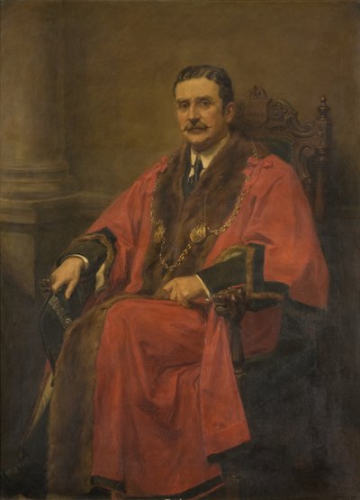 Portret van wethouder John Robert Lawson, J.P. door Ralph Hedley
