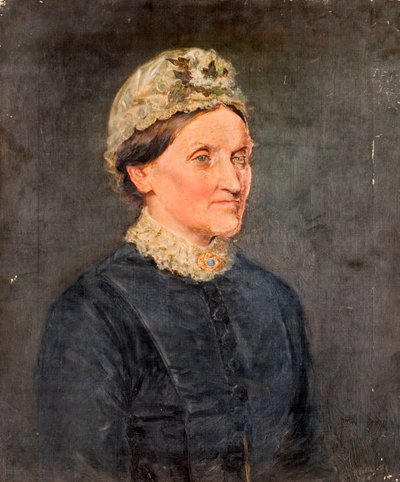 Portret van een Oude Vrouw, 1881 door Ralph Hedley