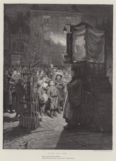 Punch en Judy door Ralph Hedley