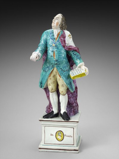 Beeld van Benjamin Franklin (ca. 1782-1795) door Ralph Sr. Wood