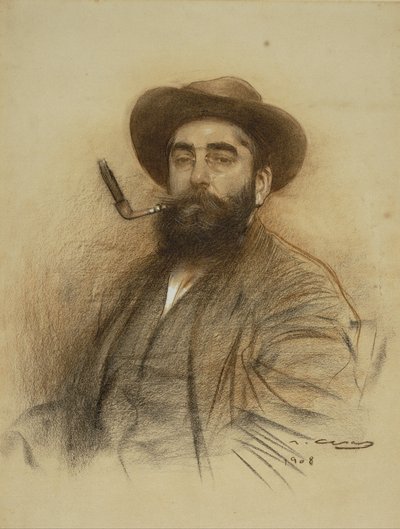 Zelfportret door Ramón Casas