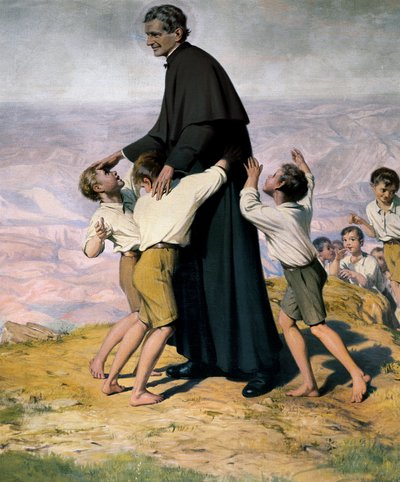 Sint Johannes Bosco (Don Bosco) door Ramon Bofarull