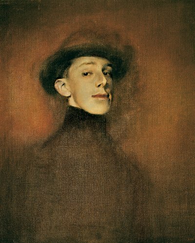 Portret van koning Alfonso XIII van Spanje (studie) door Ramón Casas