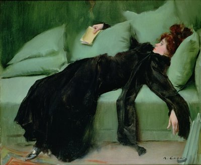 Na het Bal door Ramon Casas i Carbo