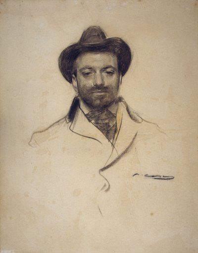 Portret van Josep Maria Sert 1874-1945 door Ramon Casas i Carbo