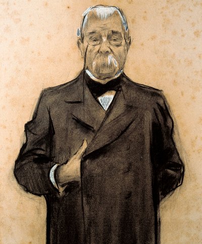 Portret van Manuel Duran door Ramon Casas i Carbo