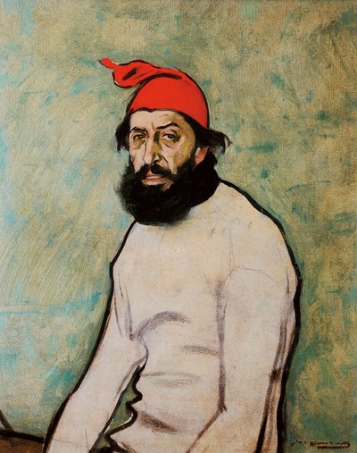 Portret van Pere Romeu door Ramon Casas i Carbo