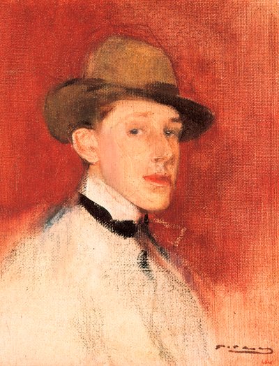 Studie voor een portret van koning Alfonso XIII (of Alphonse de Bourbon) (1886-1941) (detail) door Ramon Casas i Carbo