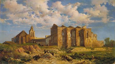 Ruïnes van de kerk van het Heilig Graf door Ramon Martí i Alsina