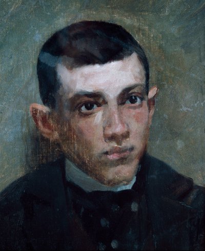 Portret van de schilder Pablo Picasso (1881-1973) door Ramon Riu I Doria