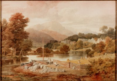 Een Leiwerf, Brathay door Ramsay Richard Reinagle
