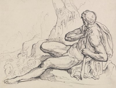 Hercules rust uit door Ramsay Richard Reinagle