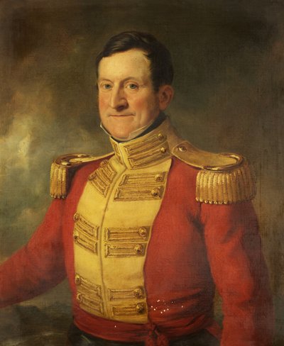 Portret van Majoor George Jenkins door Ramsay Richard Reinagle