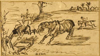 Een Cheque door Randolph Caldecott