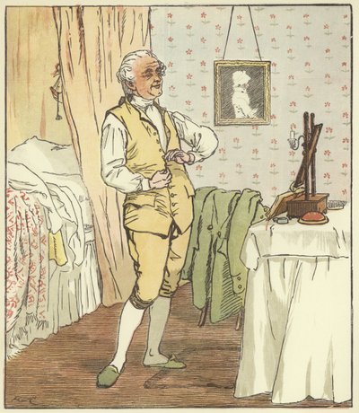 Een Elegie Over De Dood Van Een Gekke Hond door Randolph Caldecott