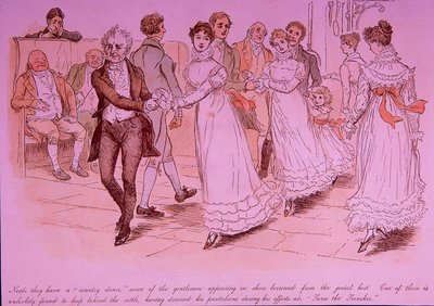 Kerstmis dansen door Randolph Caldecott