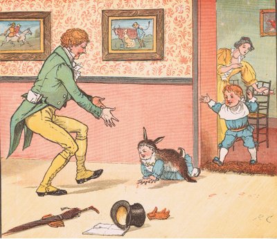 Gaan een konijnenhuid halen door Randolph Caldecott