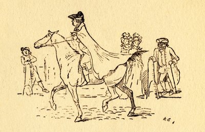 John Gilpin vertrekt op zijn reis naar Edmonton, 1878, ca. 1918 door Randolph Caldecott