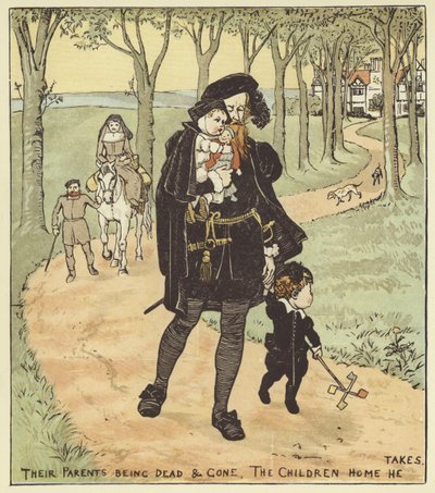 De Kinderen In Het Bos door Randolph Caldecott