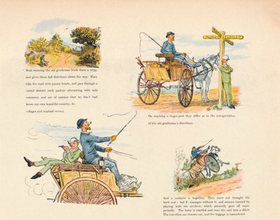 De vreemde avonturen van een hondenkar door Randolph Caldecott