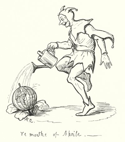 De maand april door Randolph Caldecott