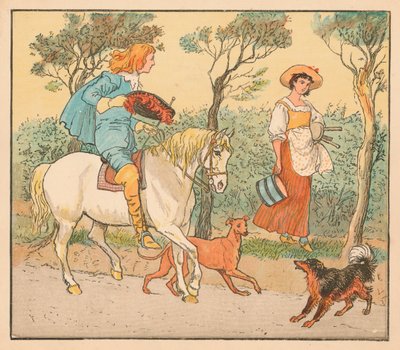 Waar ga je heen, mijn mooie meid door Randolph Caldecott