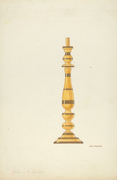 Kandelaar door Randolph F. Miller and Cornelius Christoffels