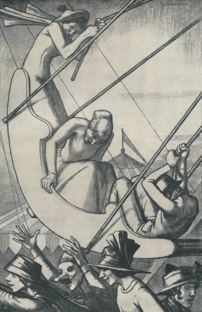 Bank Holiday - De Schommels door Randolph Schwabe