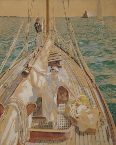 Anker lichten door Raoul Du Gardier