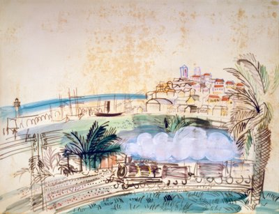 Antibes, De spoorweg door Raoul Dufy
