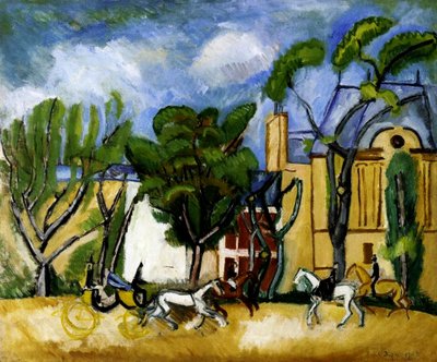 Bois de Boulogne door Raoul Dufy