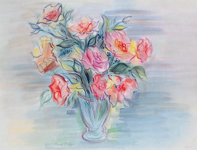 Bos bloemen in een vaas door Raoul Dufy