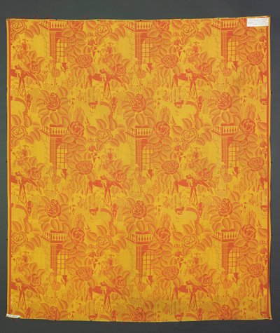 Doek met Art Nouveau-stijl ontwerp (textiel) door Raoul Dufy