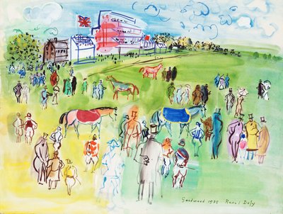 Goodwood renbaan door Raoul Dufy
