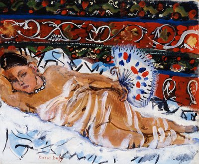 Hindoe met een ventilator door Raoul Dufy